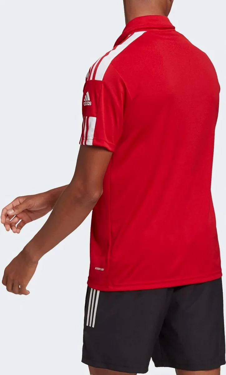 Adidas Squadra 21 Polo Heren S - Navy/Wit