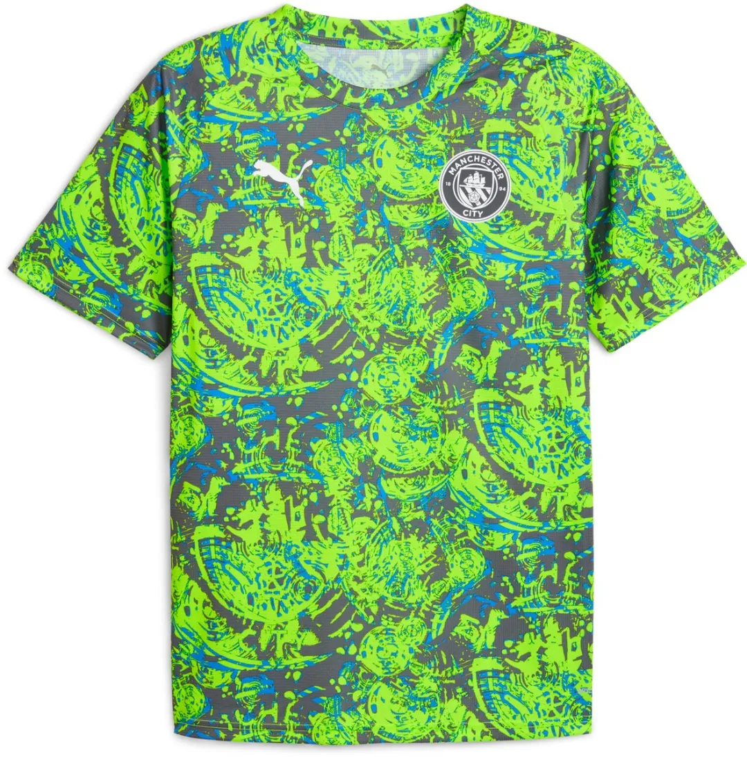 PUMA Manchester City Warming-up Shirt 2025/26 - XL - Zwart