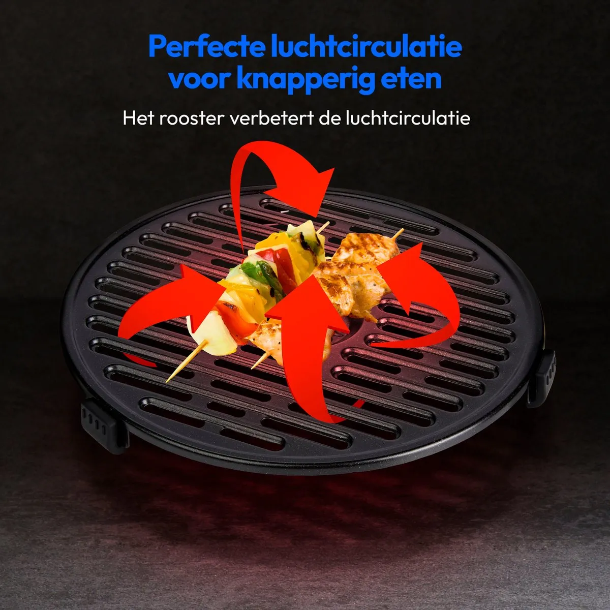 Medion Airfryer P40 L MD13030 - 4,7L 1500W 8 Programma's - Zwart - afbeelding 6 van 6