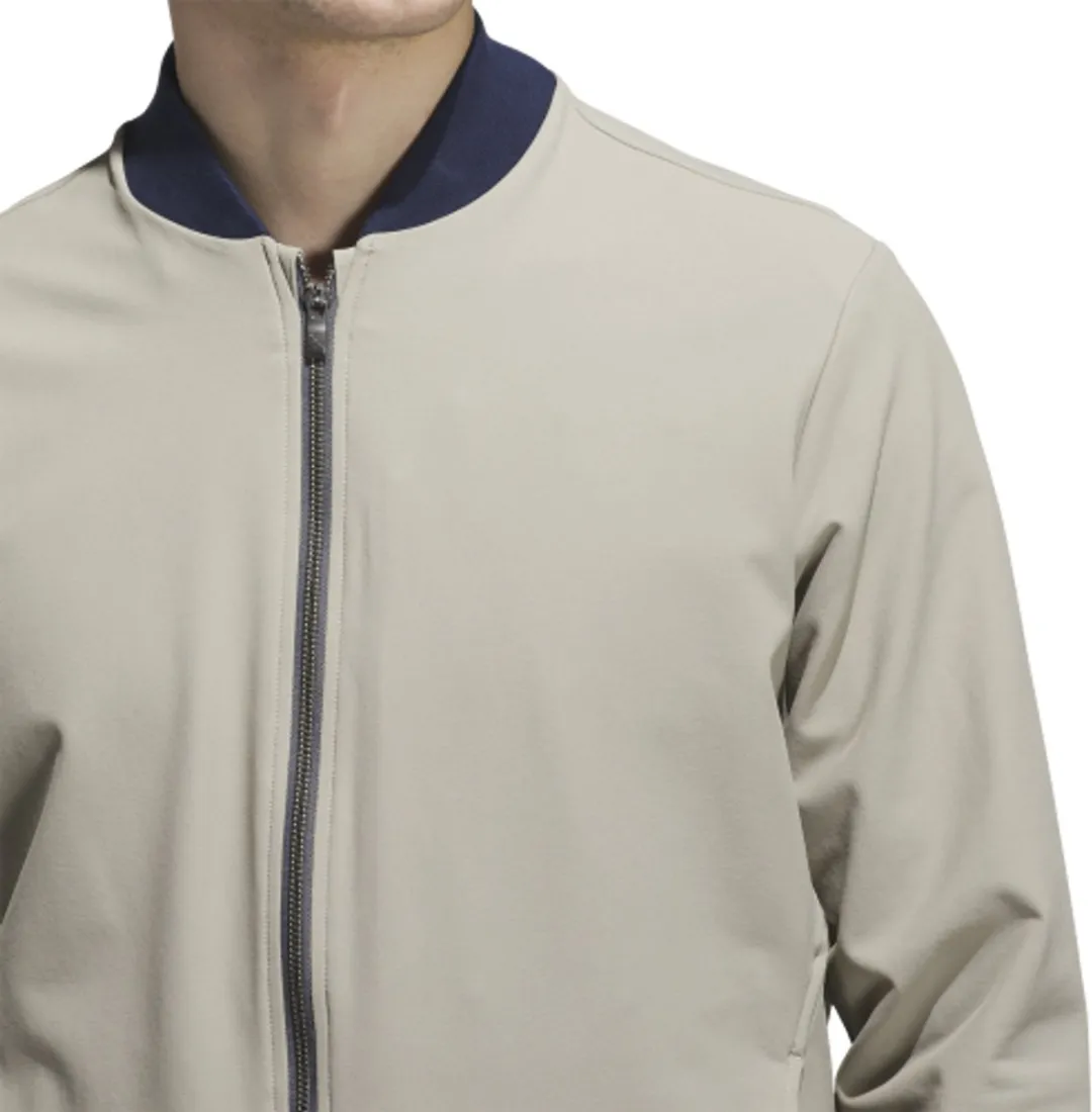 Adidas Ultimate Full Zipp Golfjas Heren M - Beige