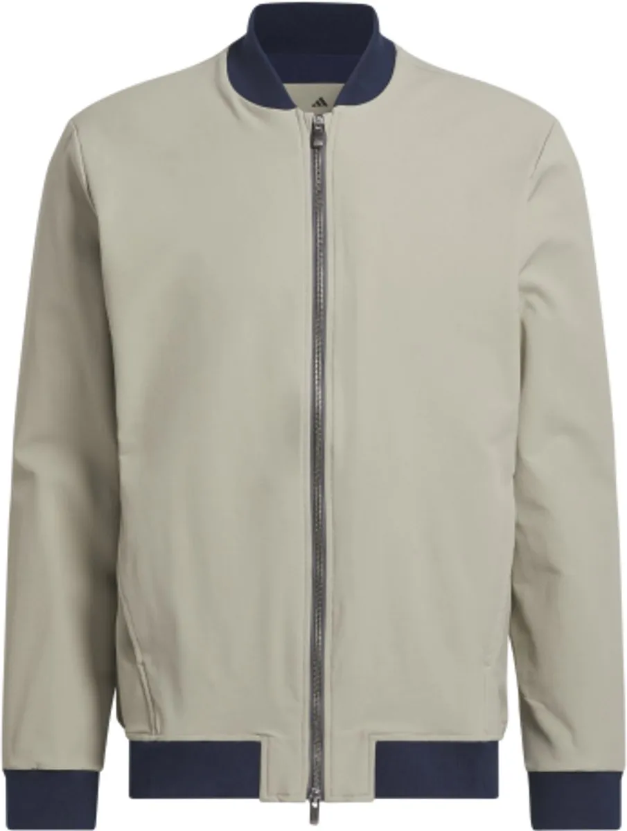 Adidas Ultimate Full Zipp Golfjas Heren M - Beige