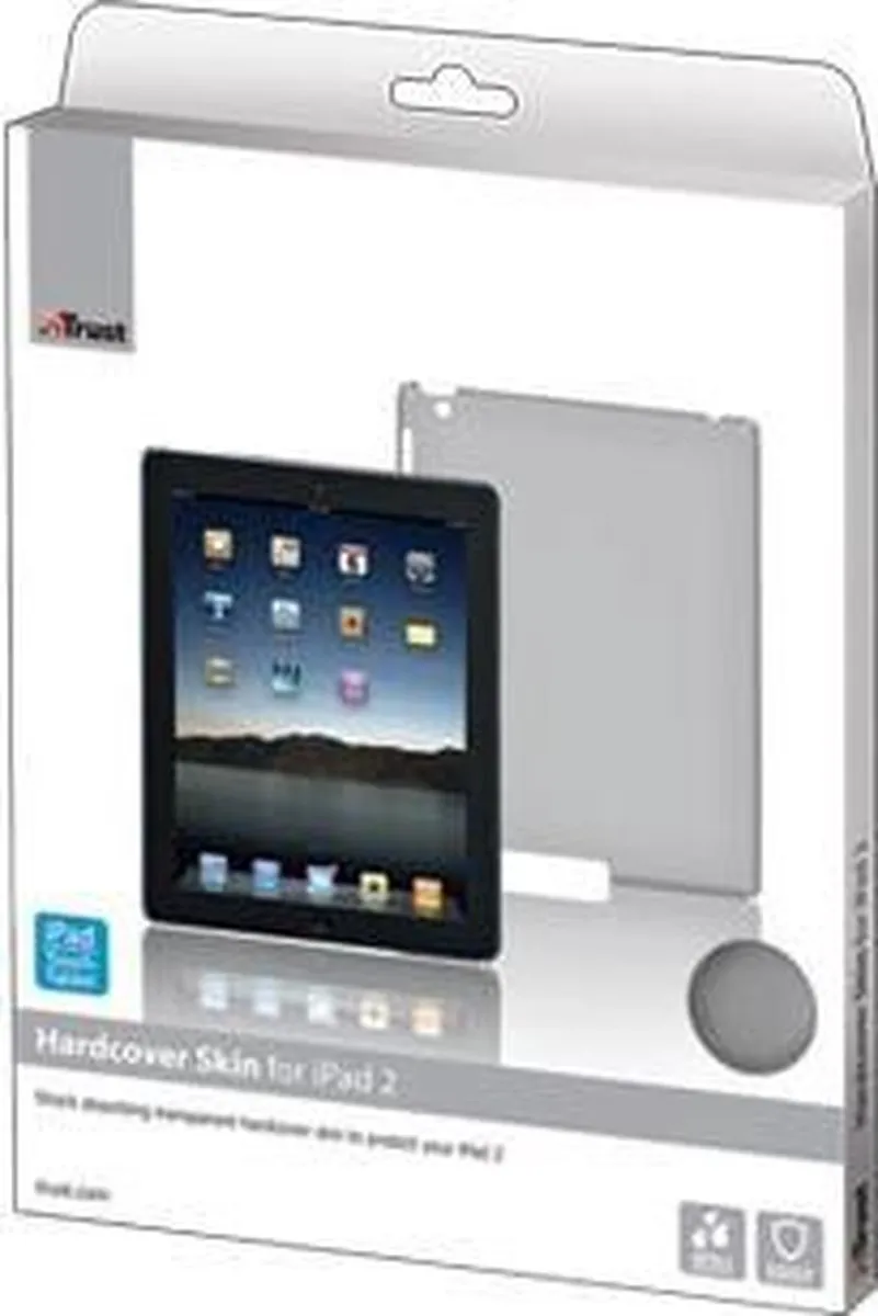 Trust Hardcover Skin Tablethoes Hardcase Apple iPad 2 9.7 - Transparant