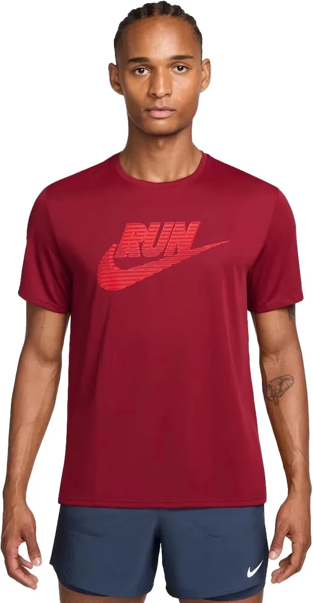 Nike Dri-FIT UV Miler T-shirt DV9306-687 - M - Roze