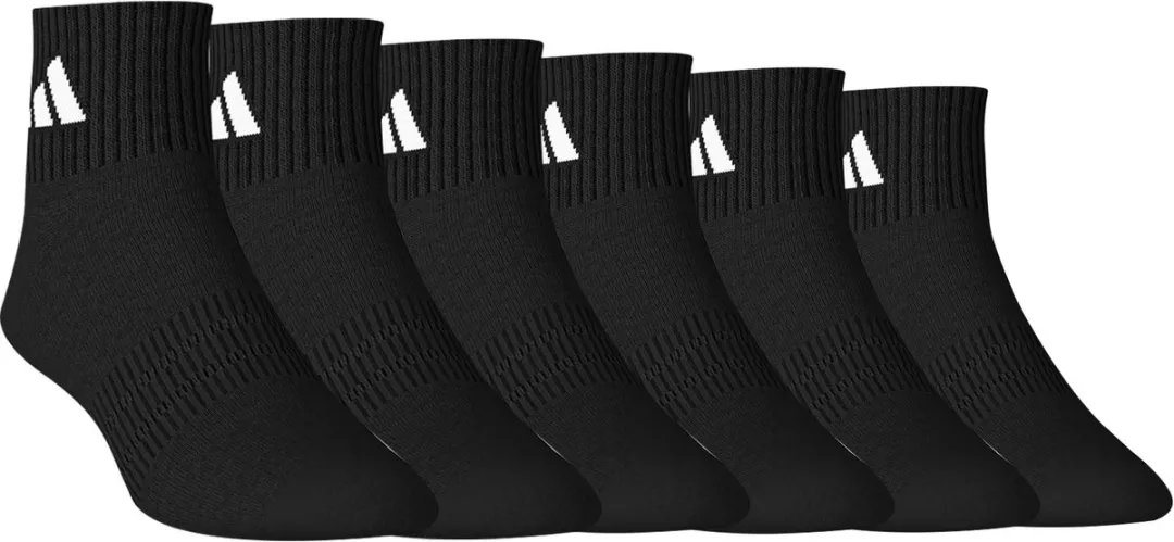 adidas Enkelsokken Unisex 46-48 - 6 Stuks - Wit