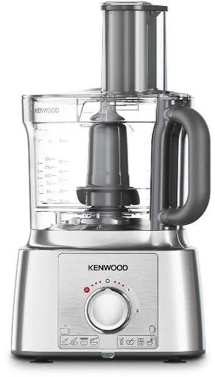 Kenwood MultiPro Express FDP65.590SI Foodprocessor 1000W - 3L - Zilver