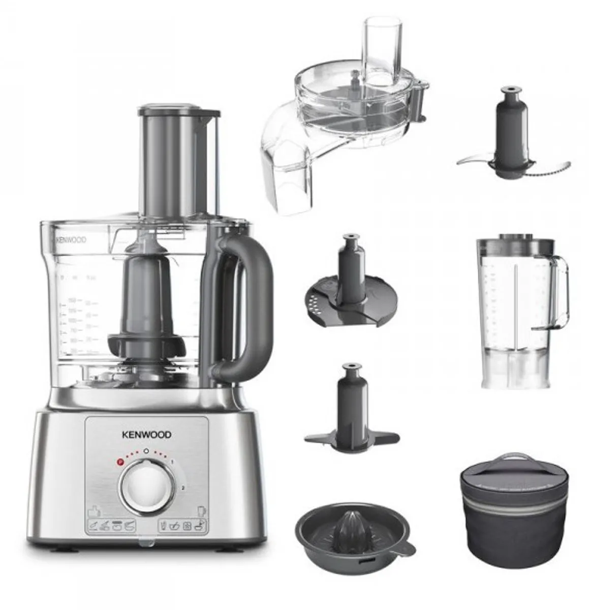 Kenwood MultiPro Express FDP65.590SI Foodprocessor 1000W