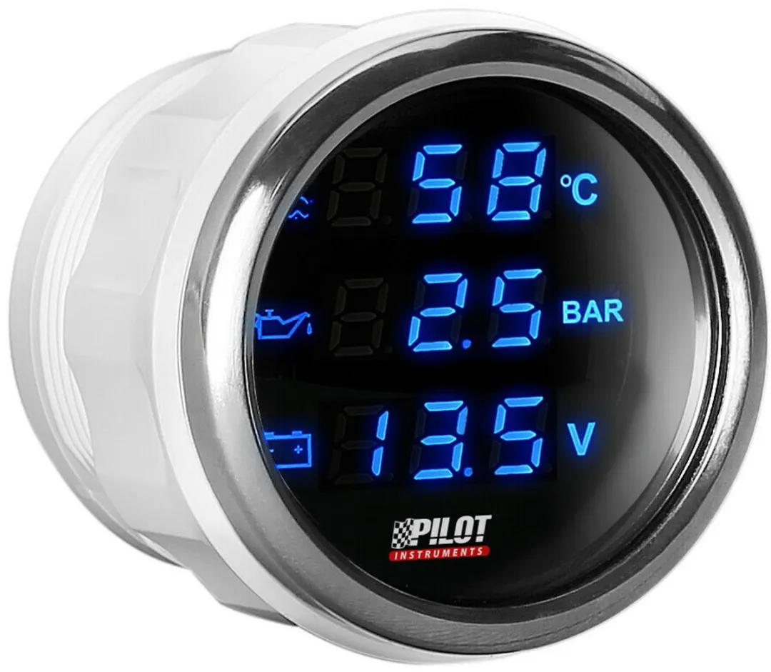 Lampa Digitale 3-in-1 Manometer 52mm