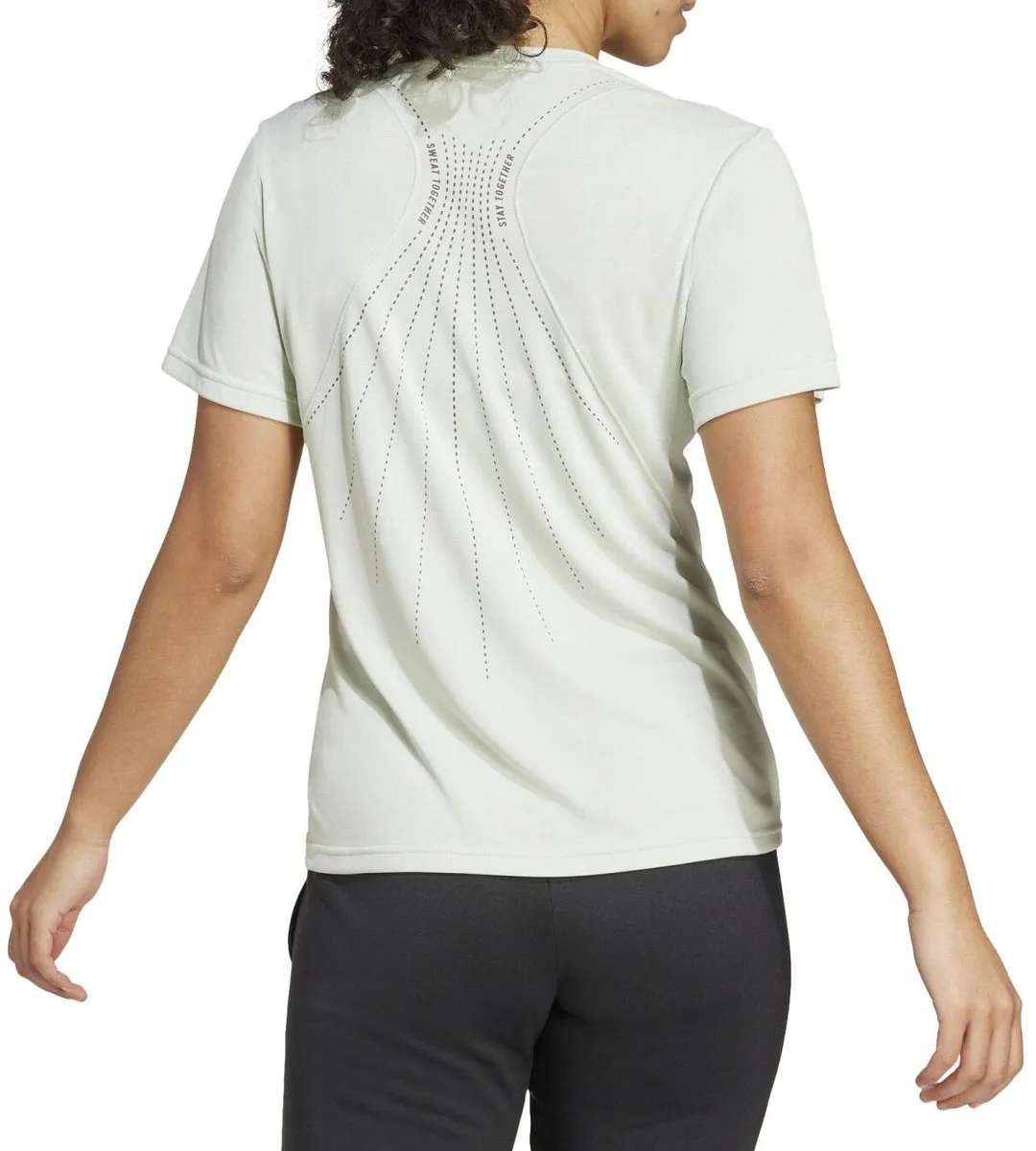 adidas Designed for Training HEAT.RDY Shirt IX7866 - Maat L - Lichtgroen