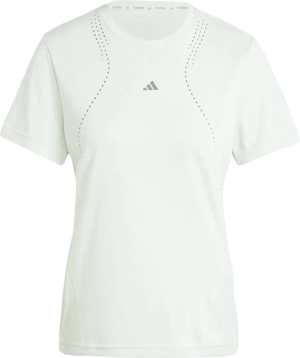 adidas Designed for Training HEAT.RDY Shirt IX7866 - Maat L - Lichtgroen