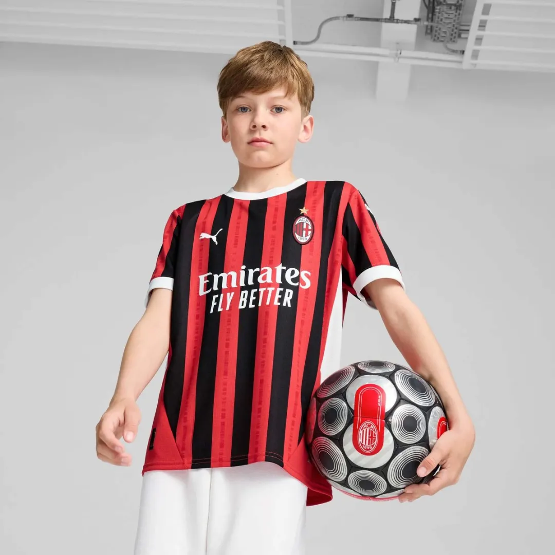 PUMA ACM Home Jersey Replica Jr. T-Shirt 152 - Rood - afbeelding 6 van 6