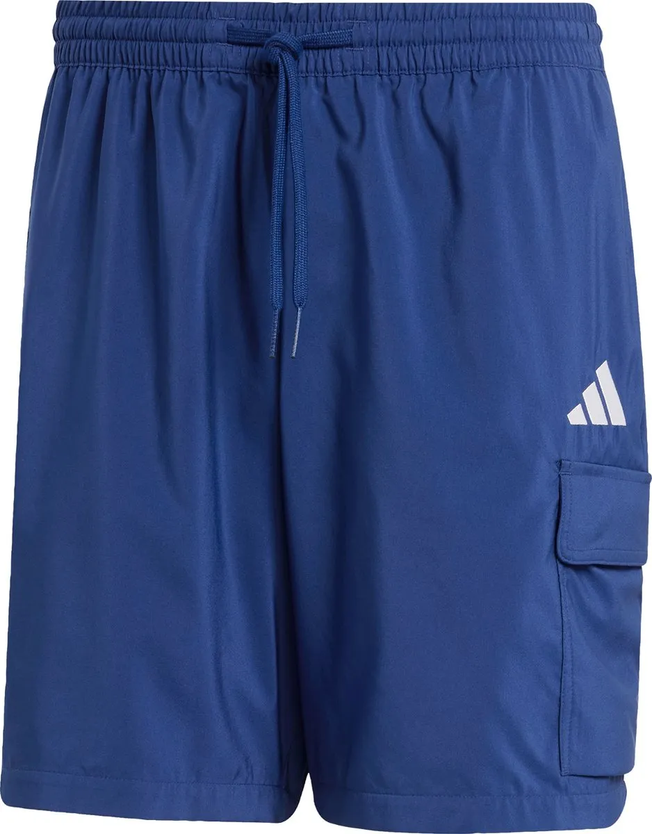 adidas Essentials Small Logo Cargo Short M - Blauw