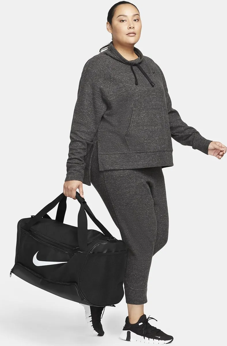 Nike Brasilia 9.5 Sporttas - 60L - Zwart/Wit