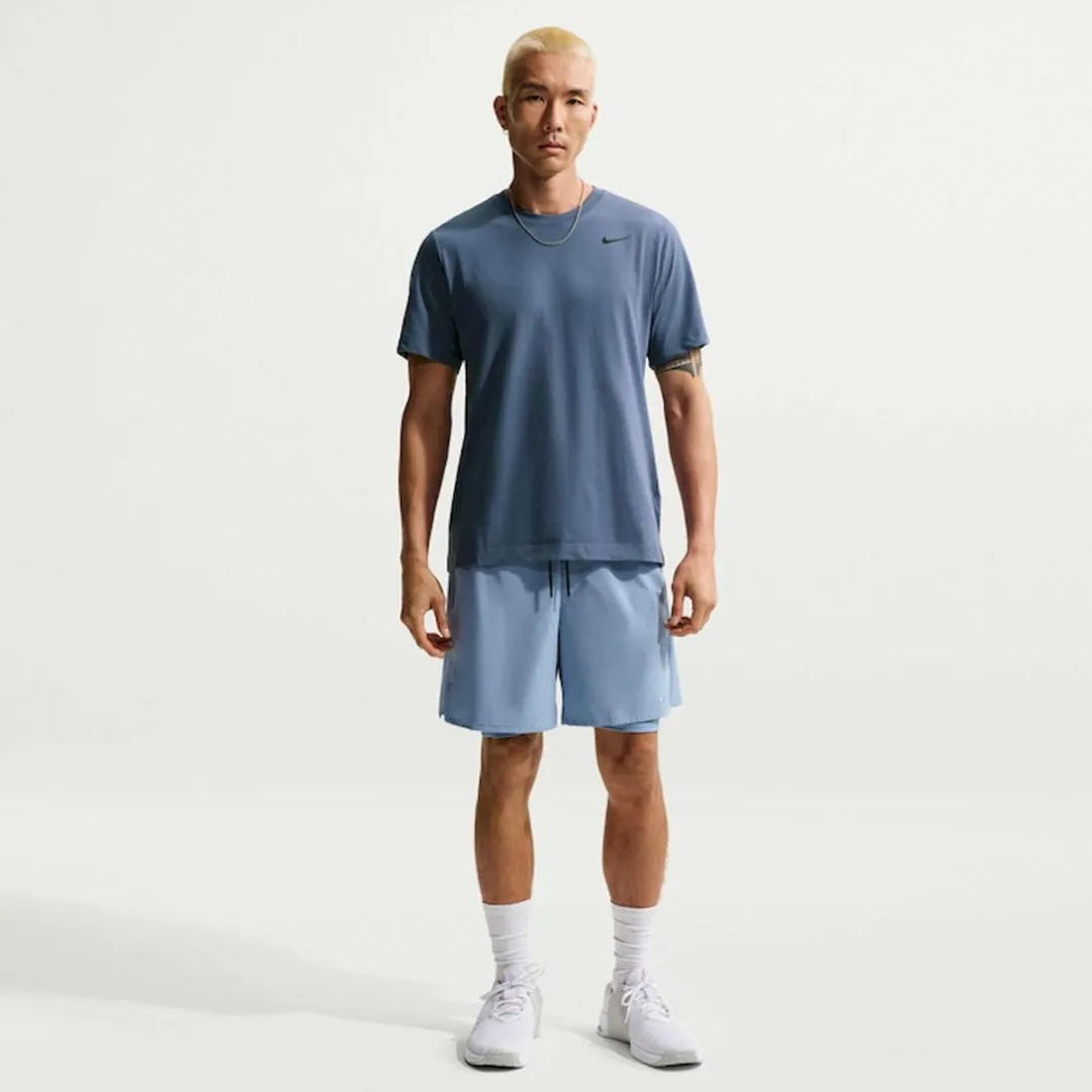 Nike Dri-FIT Heren Fitness T-shirt AR6029-493 - Blauw - XXL - afbeelding 4 van 6