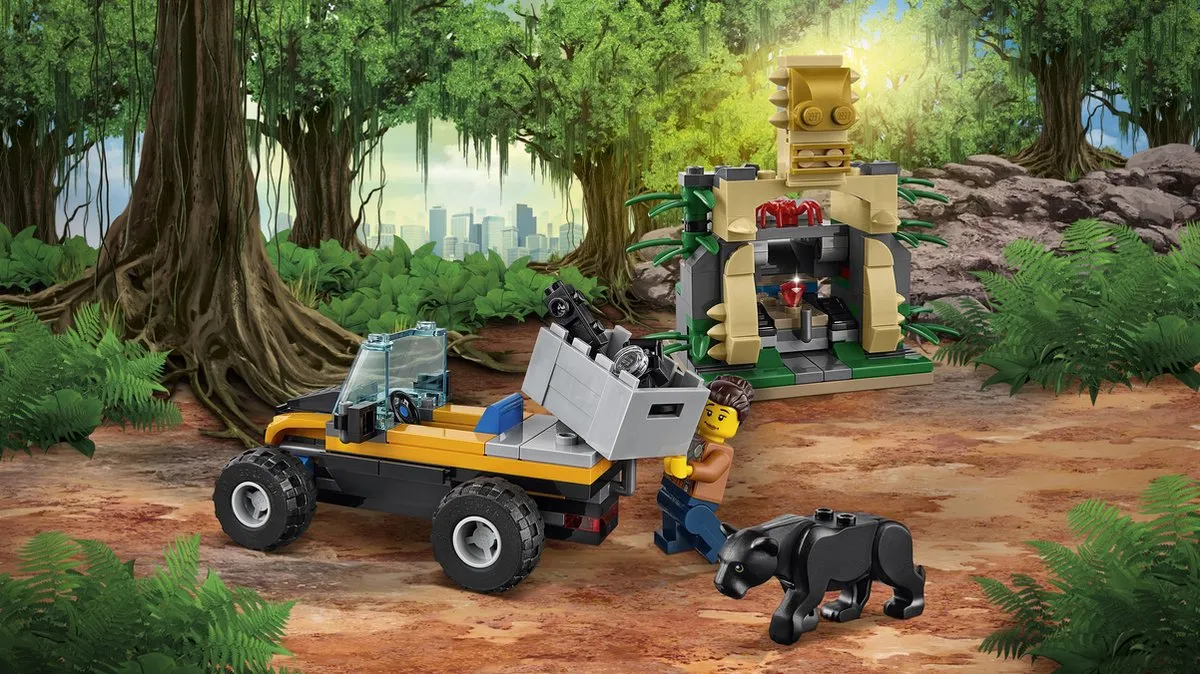 LEGO City Jungle Missie Halfrupsvoertuig 60159 - 378 Stukken