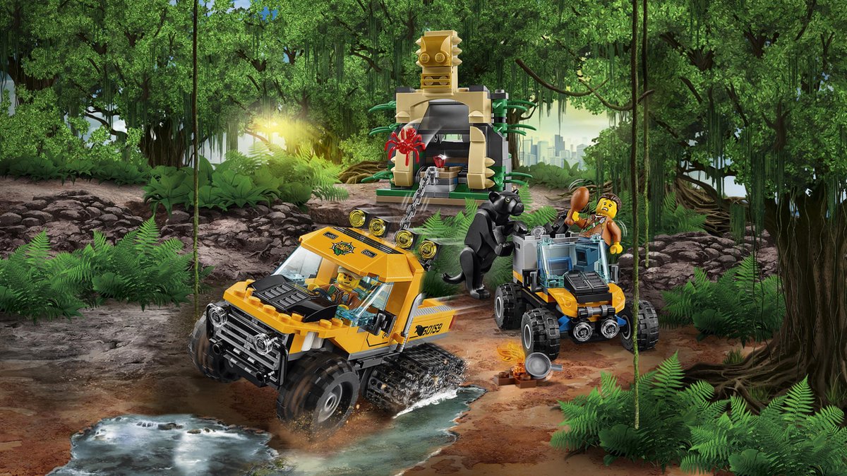 LEGO City Jungle Missie met Halfrupsvoertuig - 60159