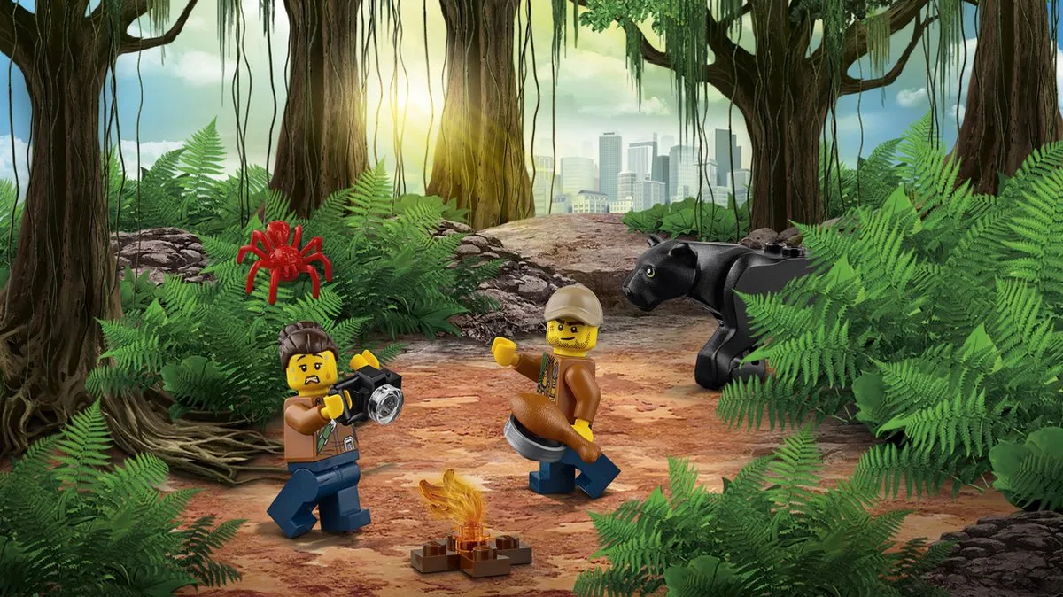 LEGO City Jungle Missie Halfrupsvoertuig 60159 - 378 Stukken