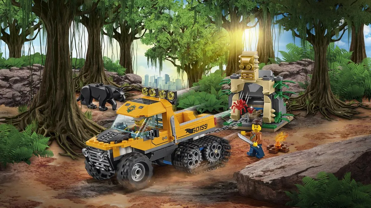 LEGO City Jungle Missie Halfrupsvoertuig 60159 - 378 Stukken - afbeelding 6 van 6