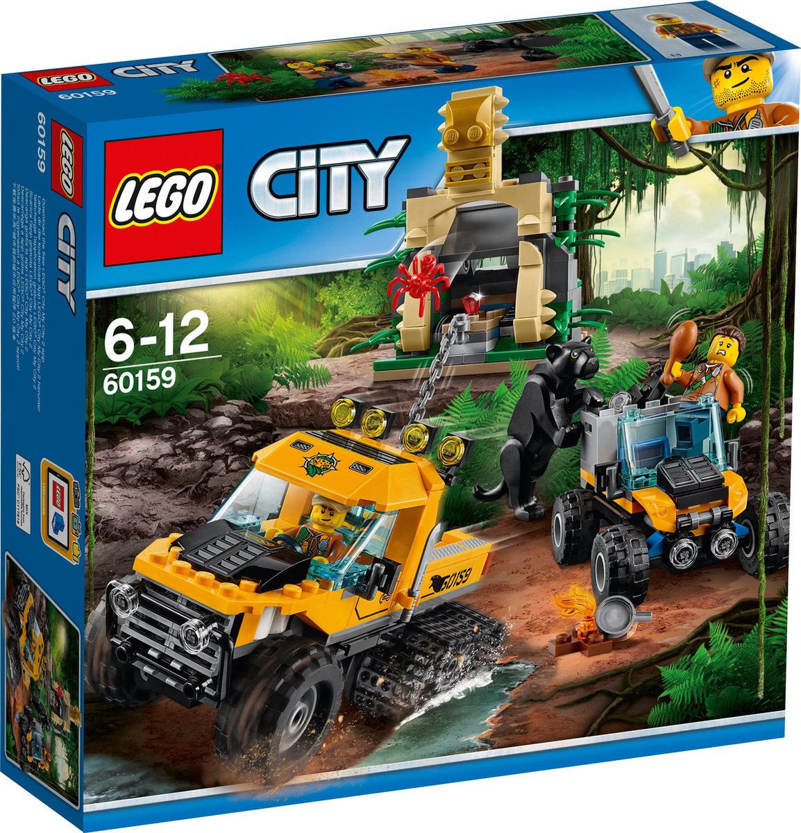 LEGO City Jungle Missie met Halfrupsvoertuig - 60159