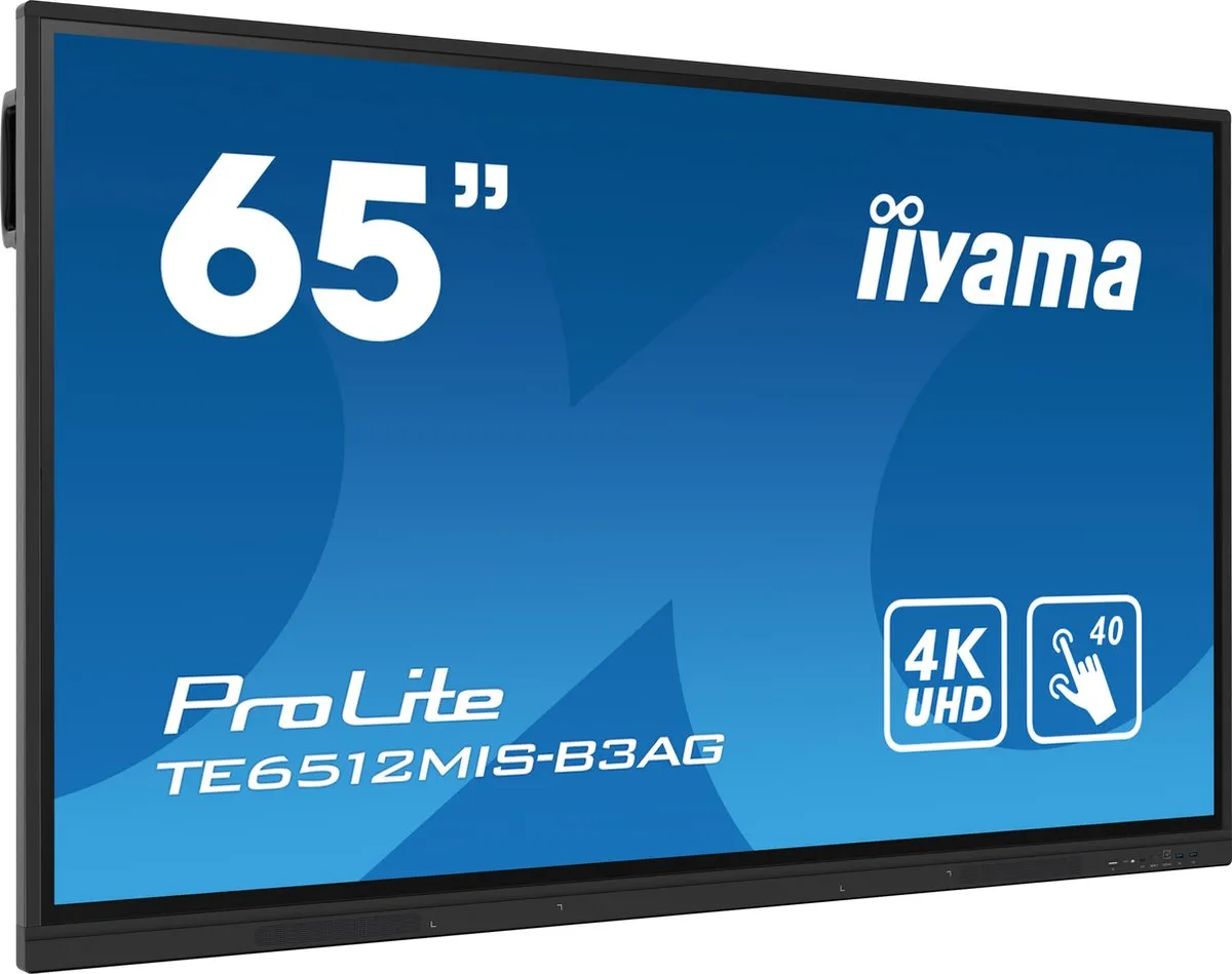 iiyama TE6512MIS-B3AG Touchscreen Beeldkrant 65" 4K Android 11