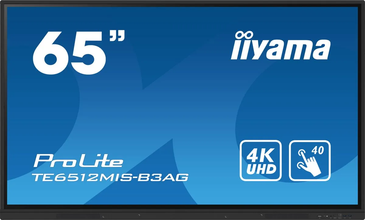 iiyama TE6512MIS-B3AG Touchscreen Beeldkrant 65" 4K Android 11 - Zwart - afbeelding 6 van 6