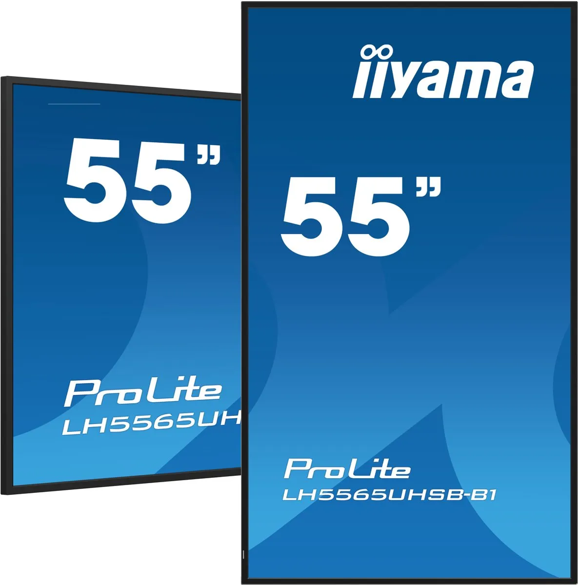 iiyama LH5565UHSB-B1 Beeldkrant 54.6" 4K Android 11 - Zwart