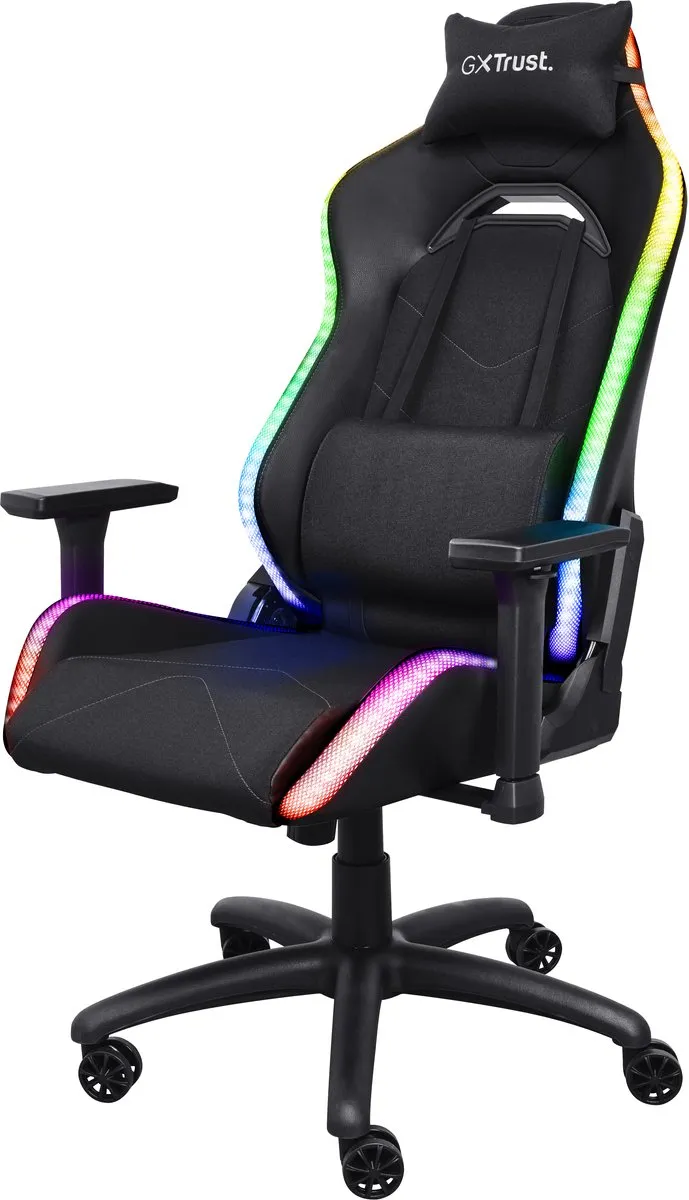 Trust GXT719 Ruya RGB Gamingstoel - Zwart
