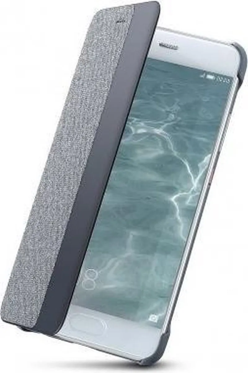 Huawei P10 Plus View Cover - Lichtgrijs - P10P15876802