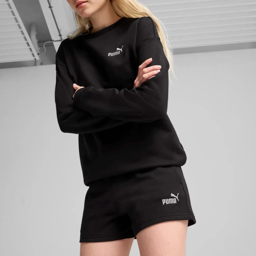 PUMA ESS Small No. 1 Logo Shorts 4'' - Dames - Zwart - afbeelding 6 van 6
