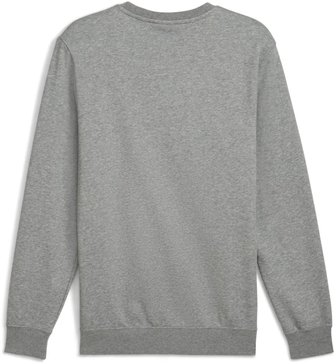 PUMA ESS No. 1 Logo Crew FL Heren Trui - Medium Gray Heather