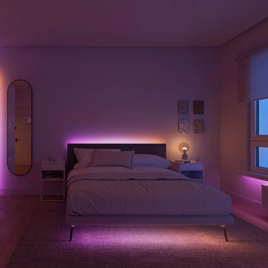 Philips Hue Essential Gradient LED Strip 10m - Wit & Kleur - Incl. Dimmer Switch - afbeelding 6 van 6