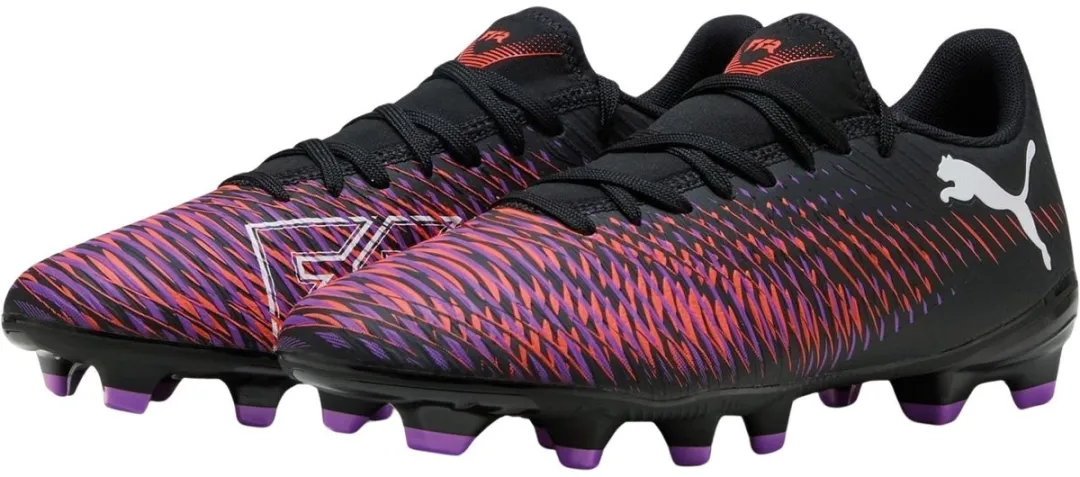 PUMA Future 8 Play FG Voetbalschoenen Dames - 38 - Neon Geel/Zwart/Rosa