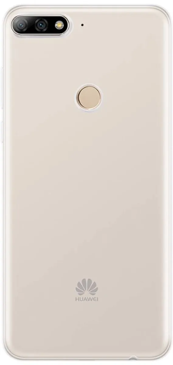 Huawei Y7 2018 TPU Hoesje HY718-6 - Transparant