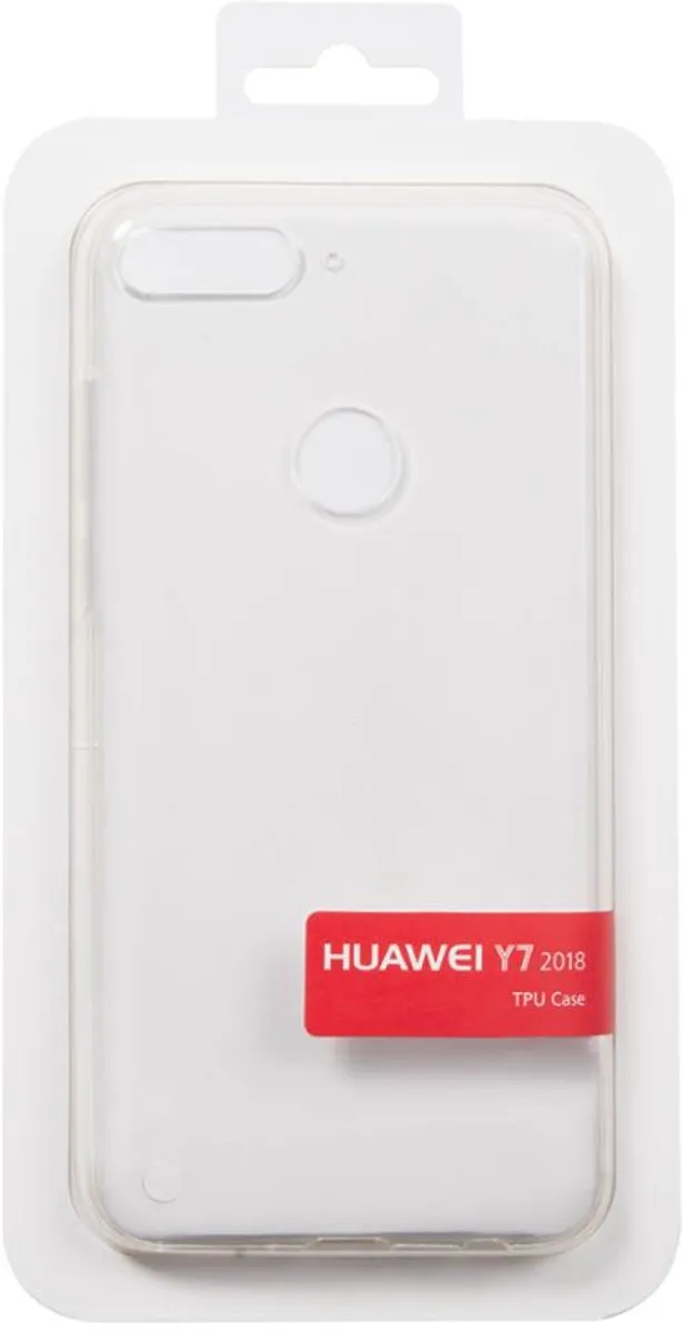 Huawei Y7 2018 TPU Hoesje HY718-6 - Transparant