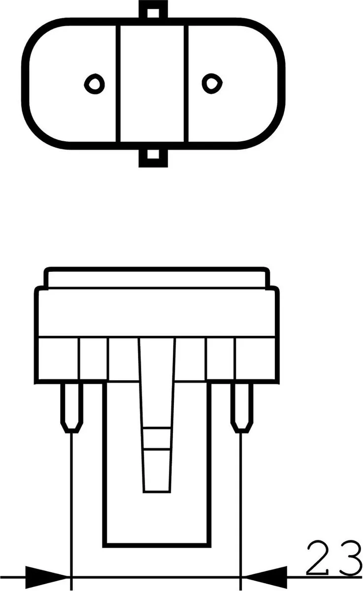 Philips PL-S 9W 840 2P LED Lamp - Mat - Koel wit