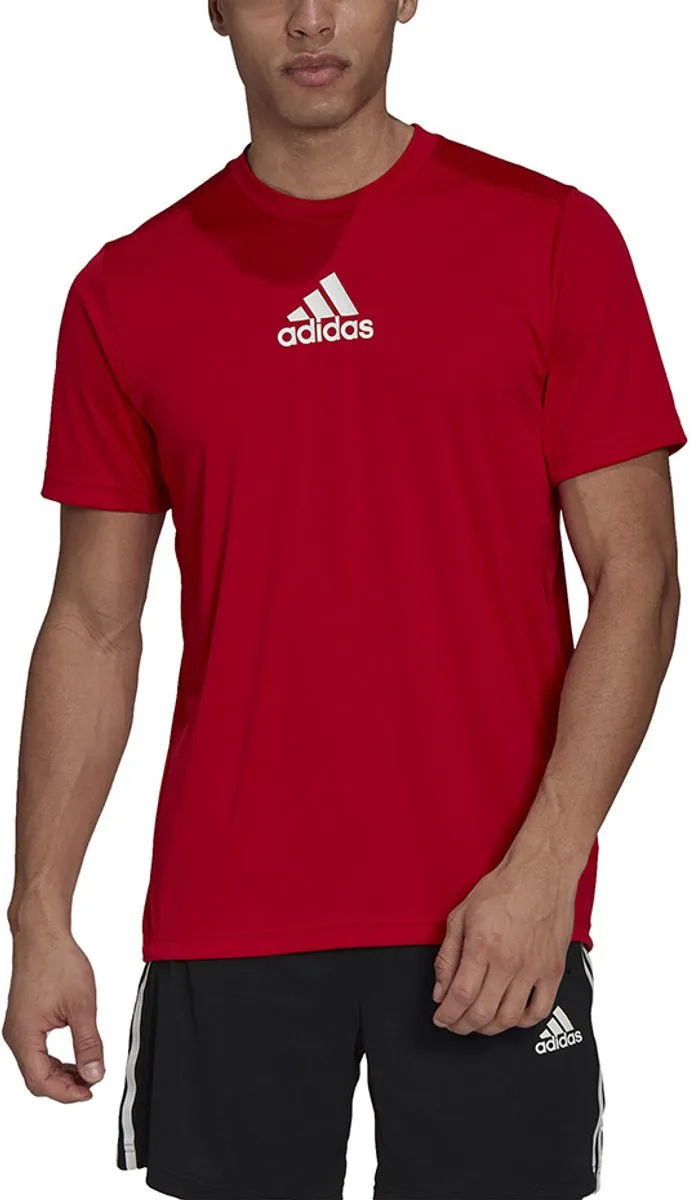 Adidas Primeblue Heren T-shirt - Rood - Maat S