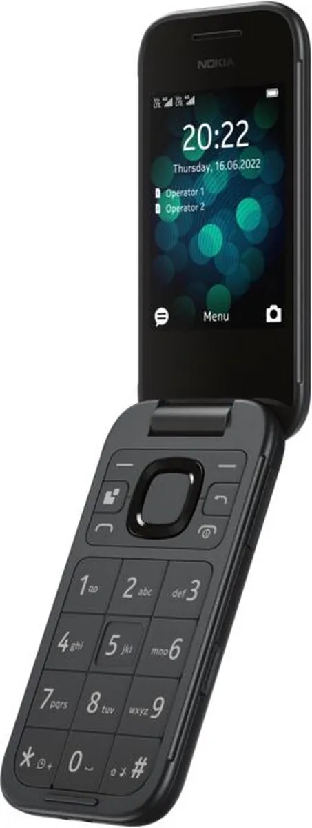 Nokia 2660 Flip Basistelefoon 2.8" - 32GB - Zwart