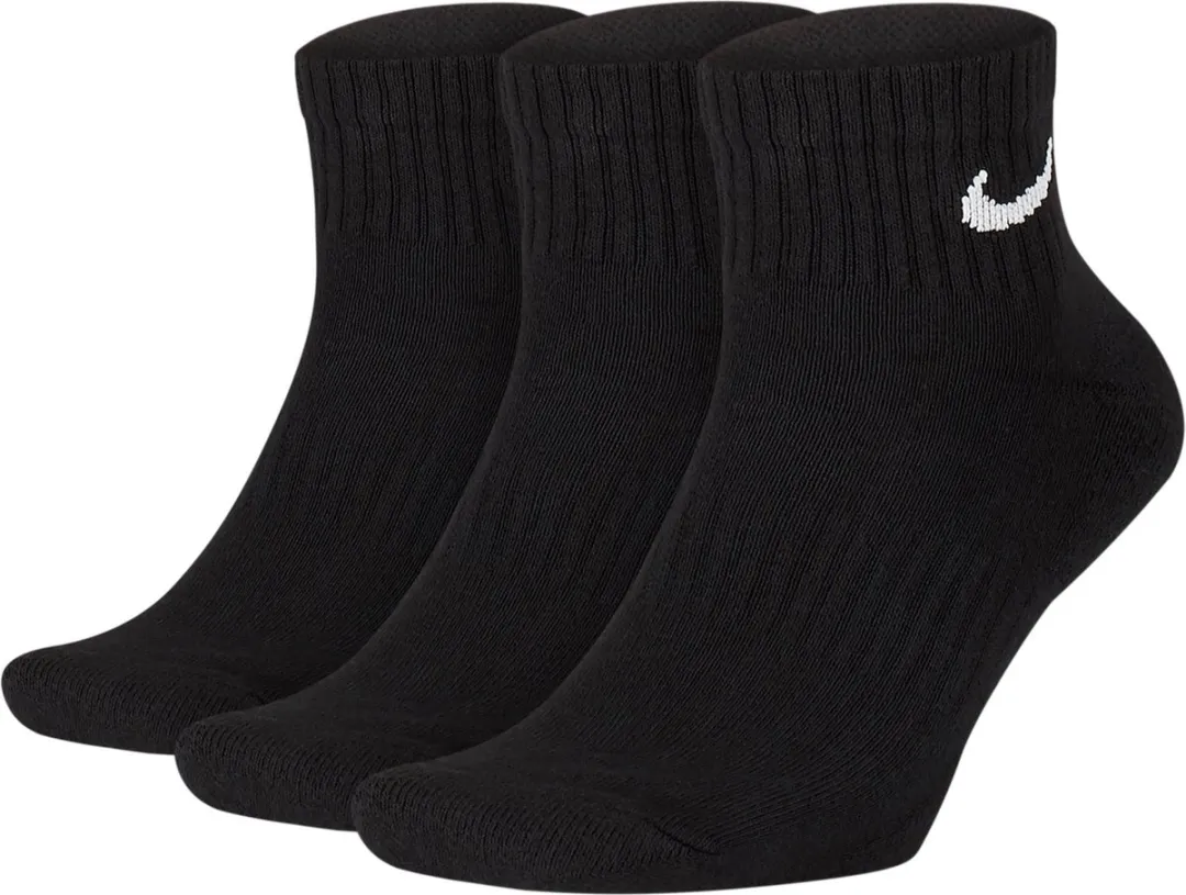 Nike Everyday Cushion Sokken SX7667-010 - 3 Stuks - Zwart