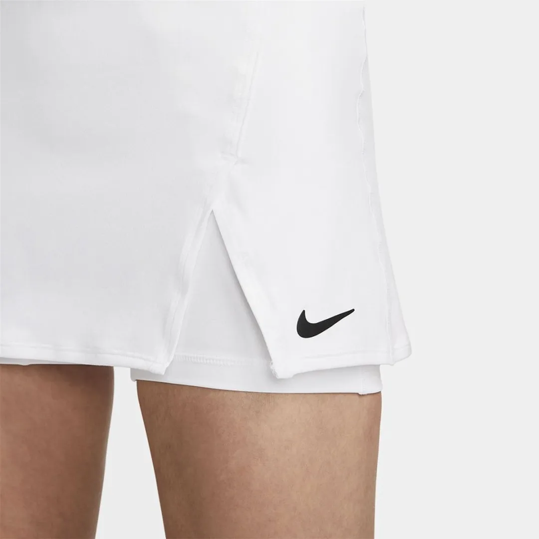 Nike Court Victory Tennisrok Dames L - Wit DH9779-100