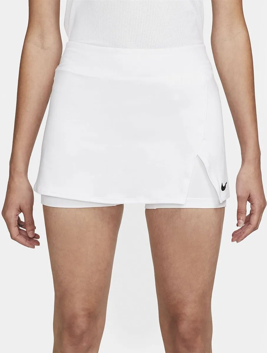 Nike Court Victory Tennisrok Dames L - Wit DH9779-100
