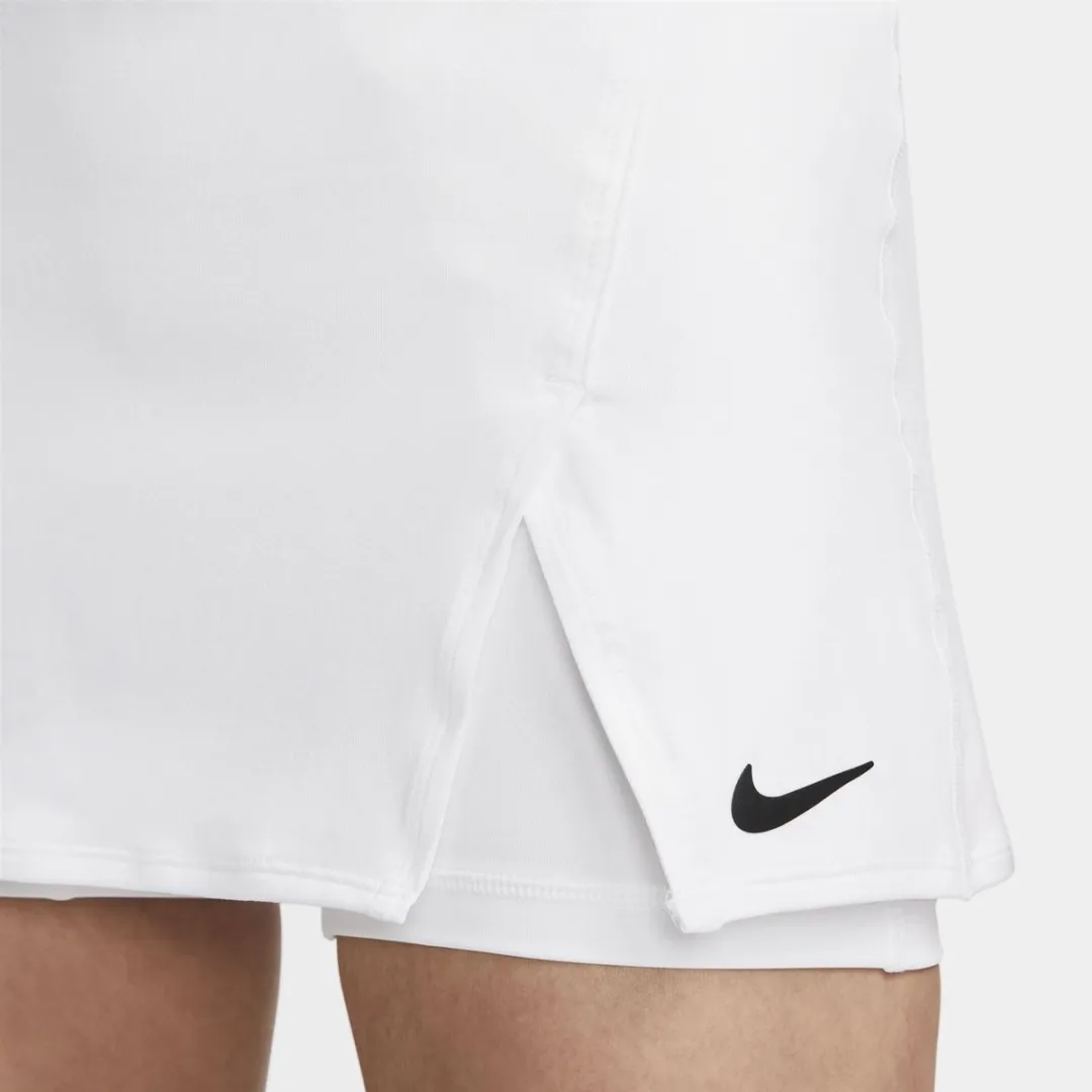 Nike Court Victory Tennisrok Dames L - Wit DH9779-100