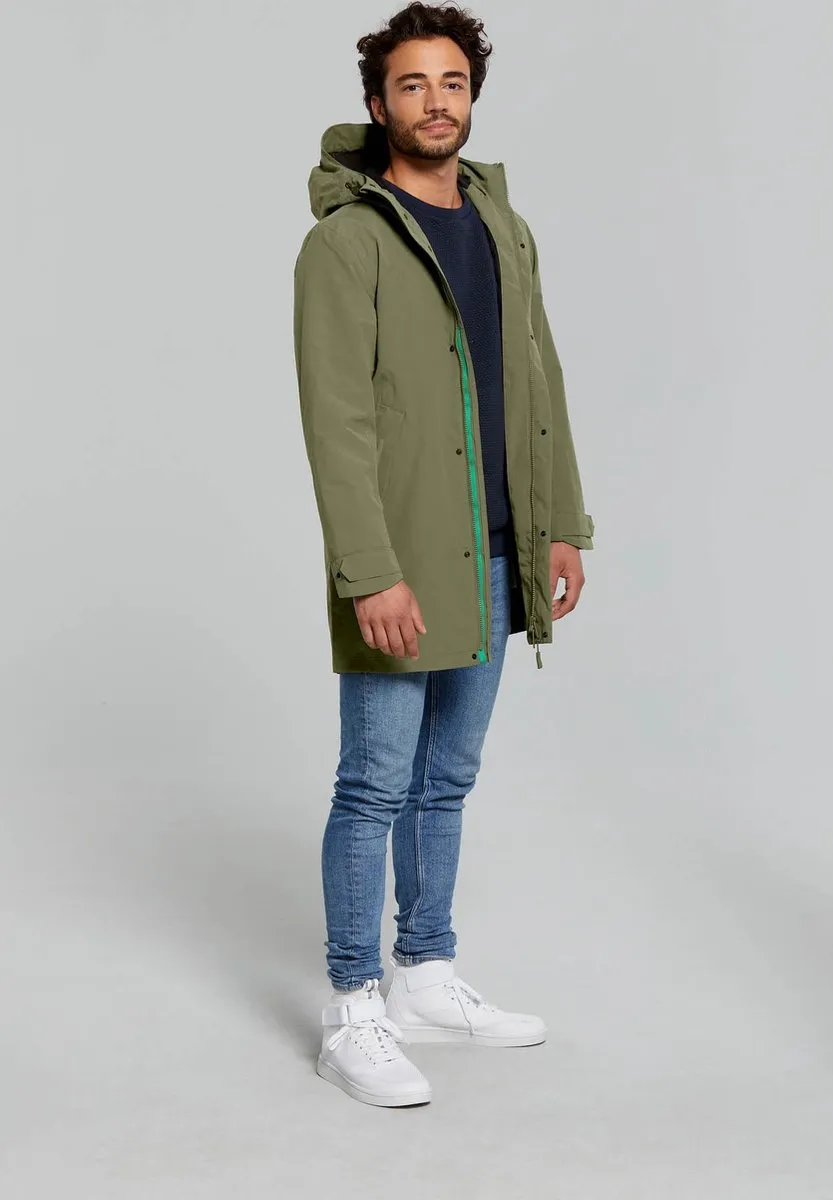 Basil Mosse Heren Parka - Maat L - Olive