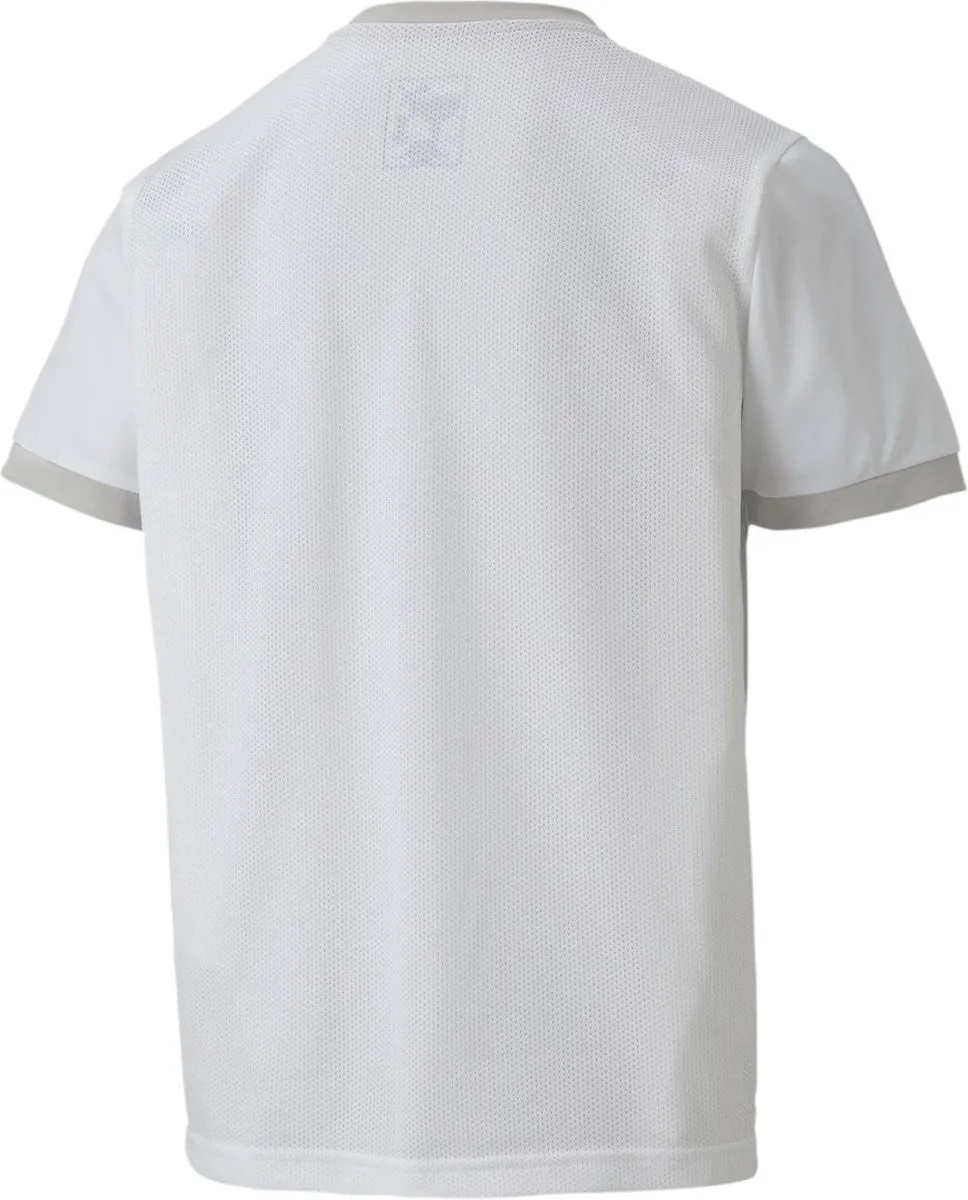 PUMA Sportshirt 128 - Unisex - Wit/Grijs
