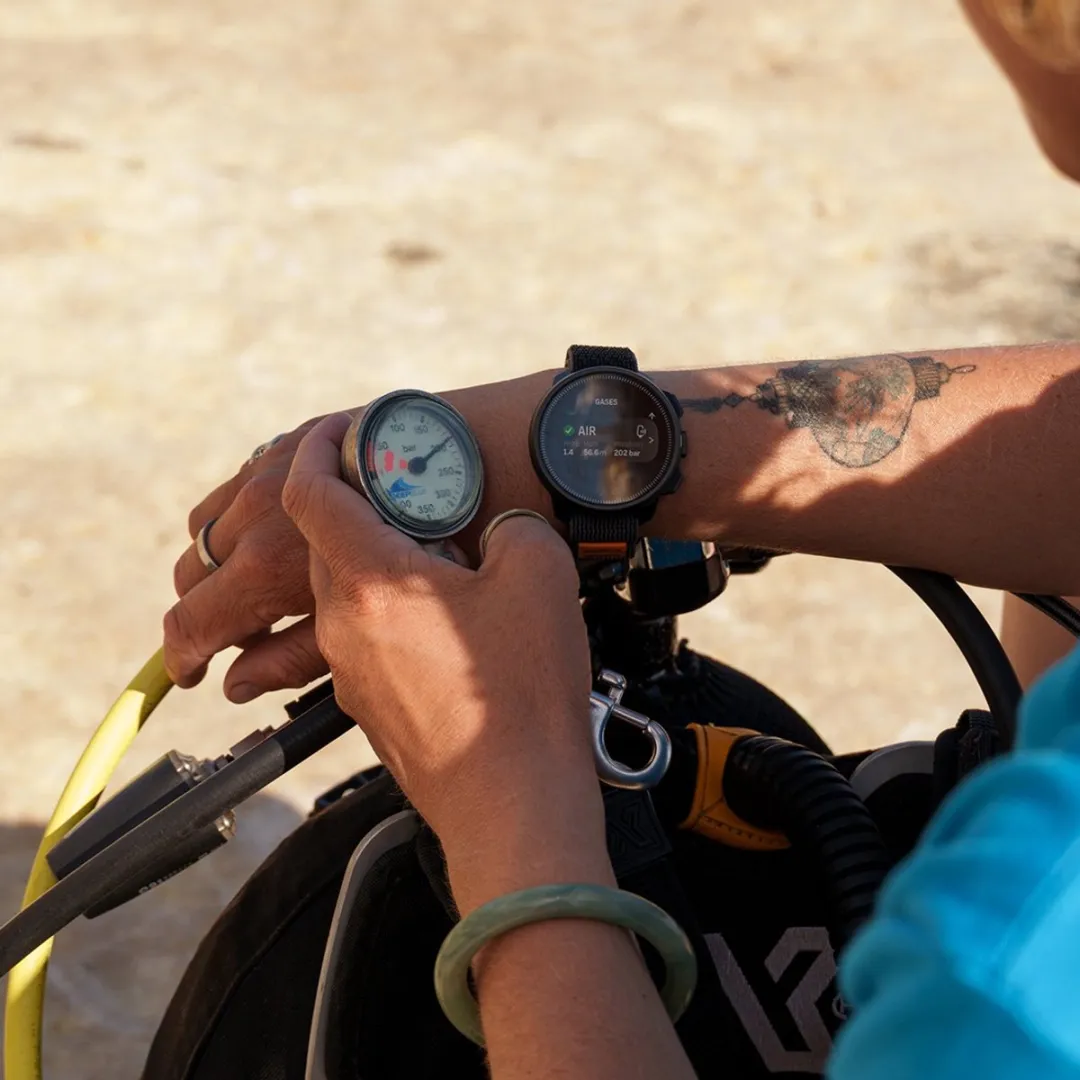 Suunto Nautic S Luchtgeïntegreerd - 3.6cm Zwart