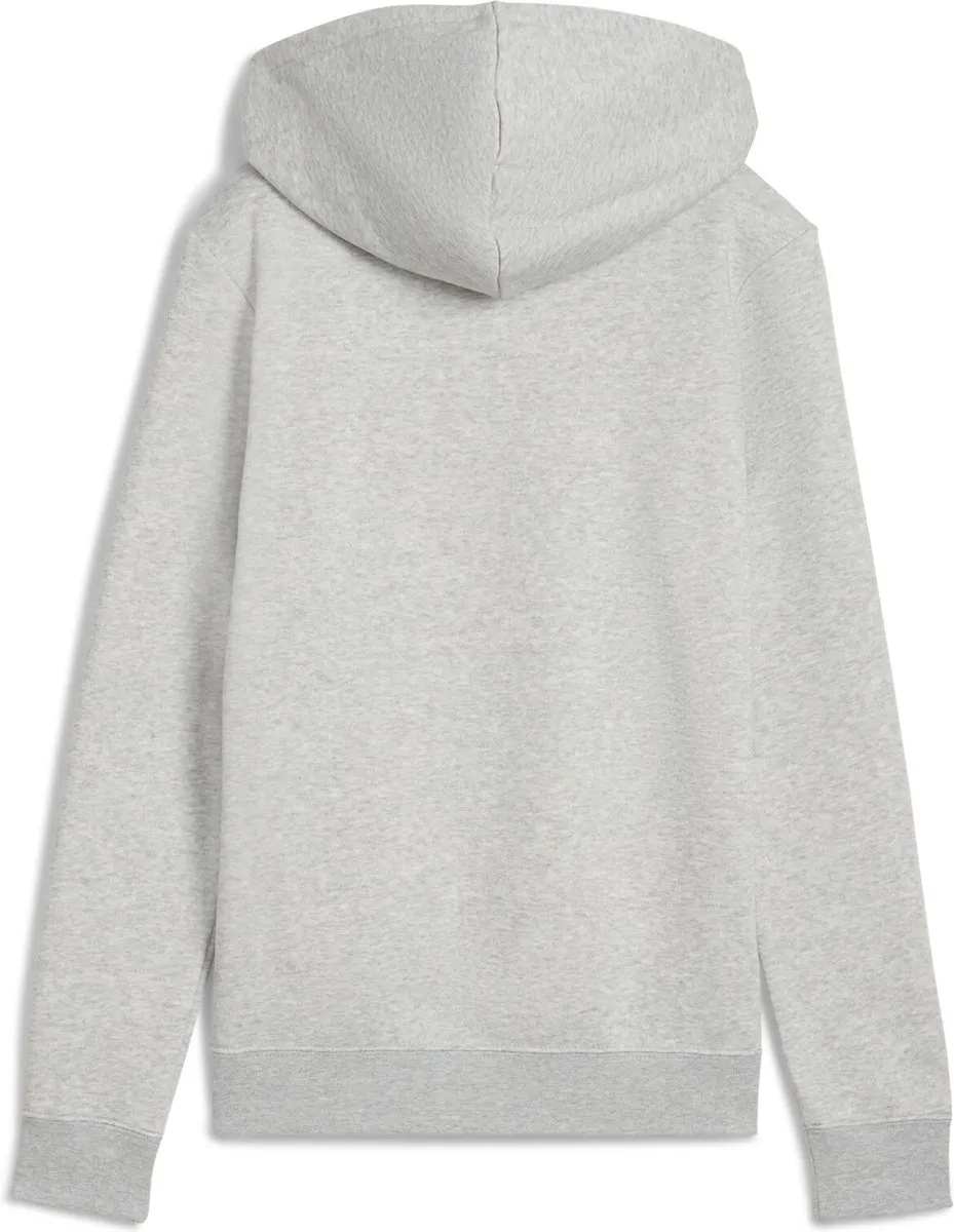 PUMA ESS No. 1 Logo Hoodie Dames - Light Gray Heather - afbeelding 6 van 6