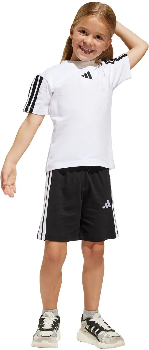 adidas Essentials T-shirt Set Kids JD8164 Joggingpak - Wit