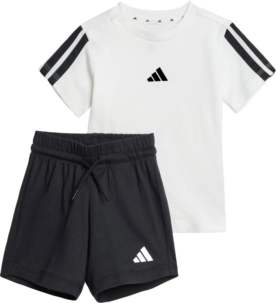 adidas Essentials T-shirt Set Kids JD8164 Joggingpak - Wit