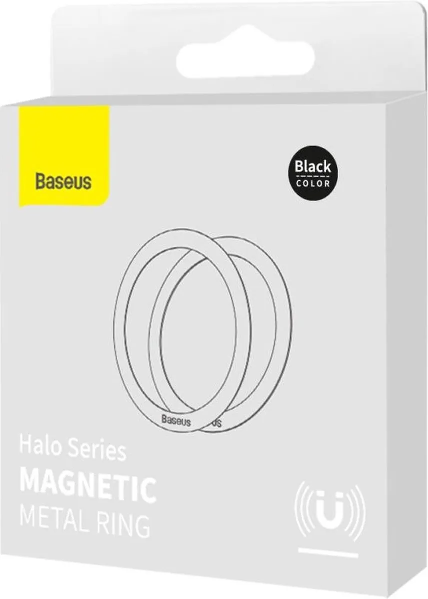 Baseus Halo Metalen Ring - 2 Stuks