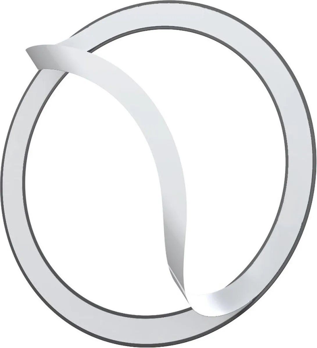 Baseus Halo Metalen Ring - 2 Stuks