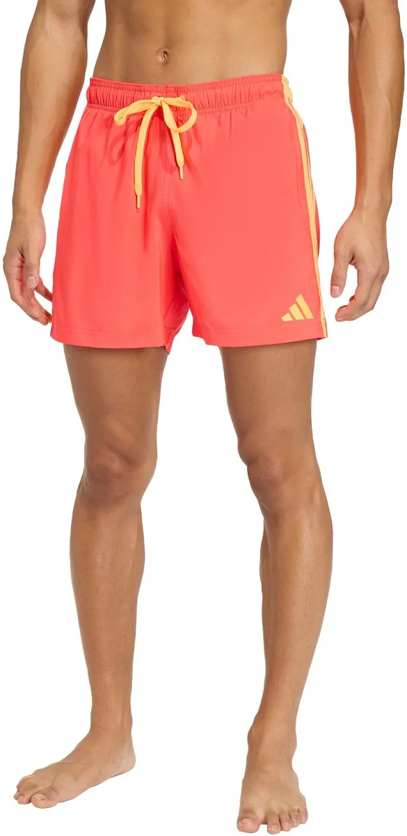 adidas 3-Stripes Zwemshort 5-Inch - Heren Rood