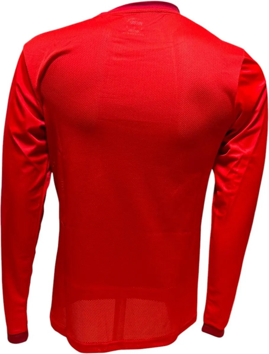 PUMA Jersey LS Sportshirt - Maat S - Rood